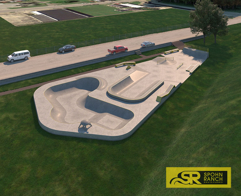 Portsmouth Ohio Skatepark Design by Spohn Ranch