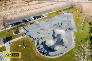 Doris Davies Skatepark in Victorville, CA designed by Spohn Ranch