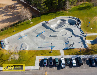 Victorville Skatepark at Doris Davies Park, CA designed by Spohn Ranch