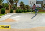 South Padre Island Skatepark in Texas built by Spohn Ranch Skateparks