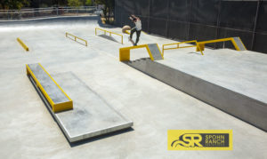 Frontside blunt at Spohn Ranch Designed La Pintoresca Skatepark in Pasadena