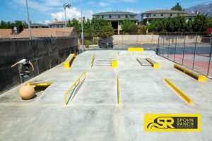 La Pintoresca Skatepark designed by Spohn Ranch with Cookie Colburn Kickflip over the bollard