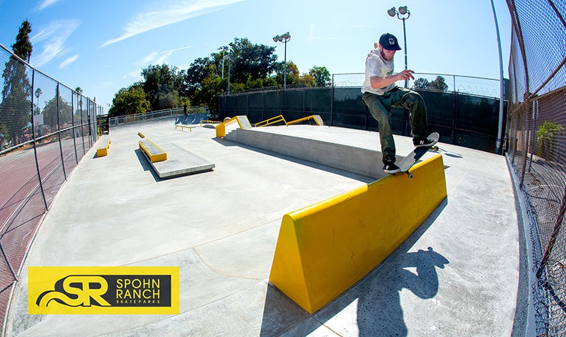 Frontside Nosegrind at Spohn Ranch Designed La Pintoresca Skatepark by Chris Colburn
