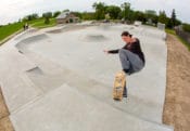 Spohn Ranch designed and built skatepark in Grand Forks North Dakota