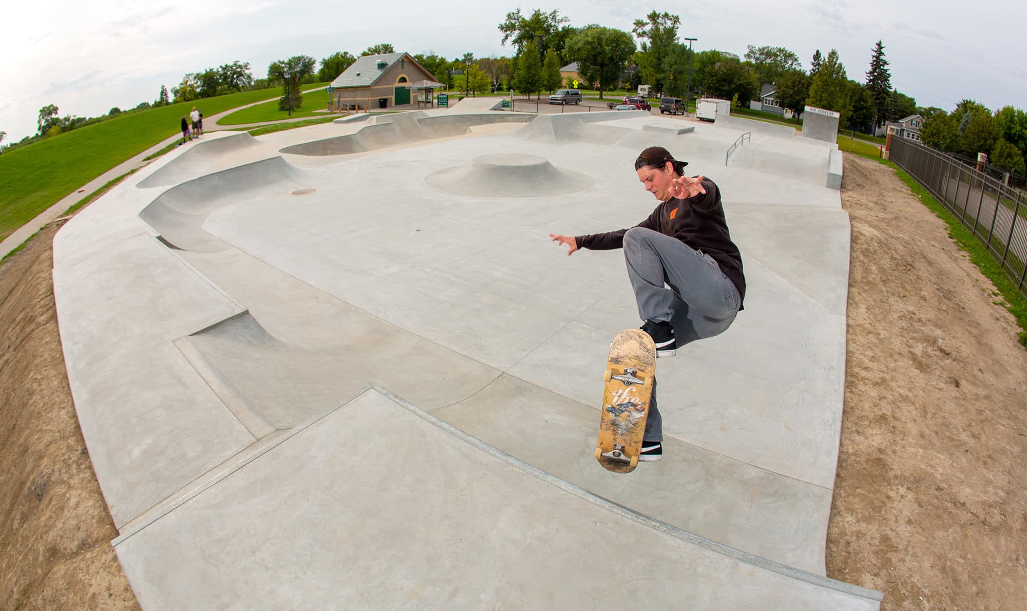 Spohn Ranch designed and built skatepark in Grand Forks North Dakota