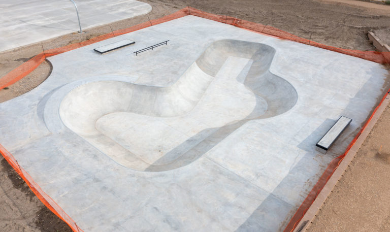 Spohn Ranch Skateparks designed and built White Shield Skatepark