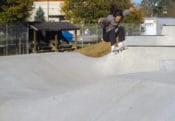 Allentown's own floats an ollie at Jordan Park Skatepark