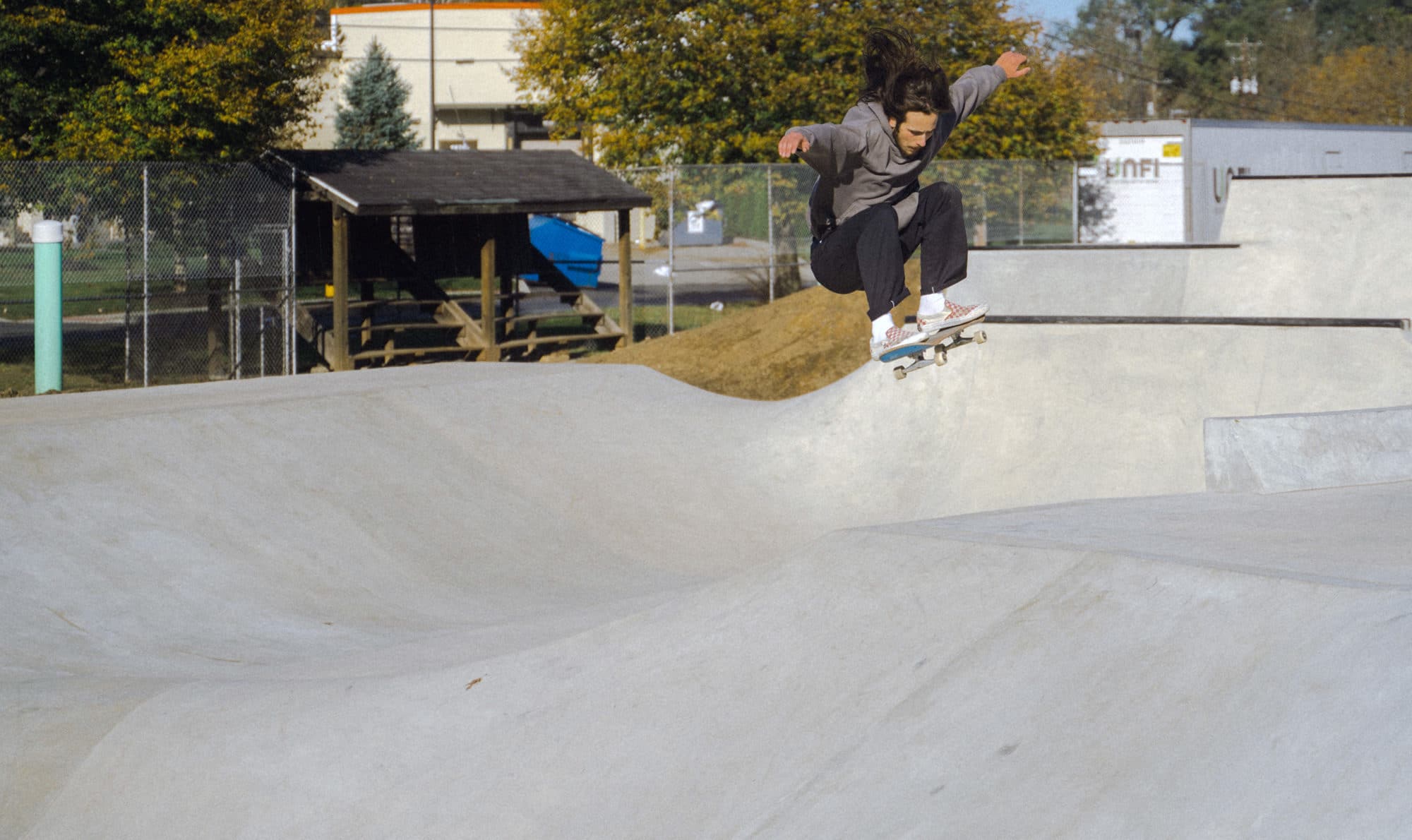 Allentown's own floats an ollie at Jordan Park Skatepark