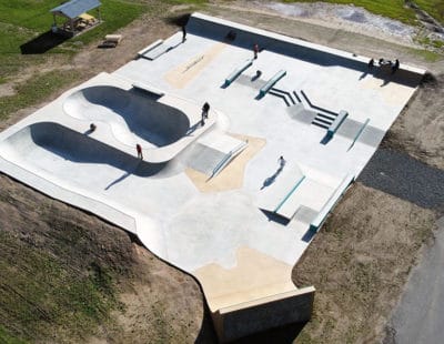 Medina Skatepark in NY by Spohn Ranch