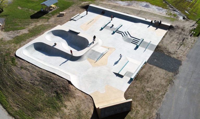 Medina Skatepark in NY by Spohn Ranch