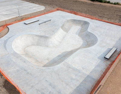 Spohn Ranch Skateparks designed and built White Shield Skatepark