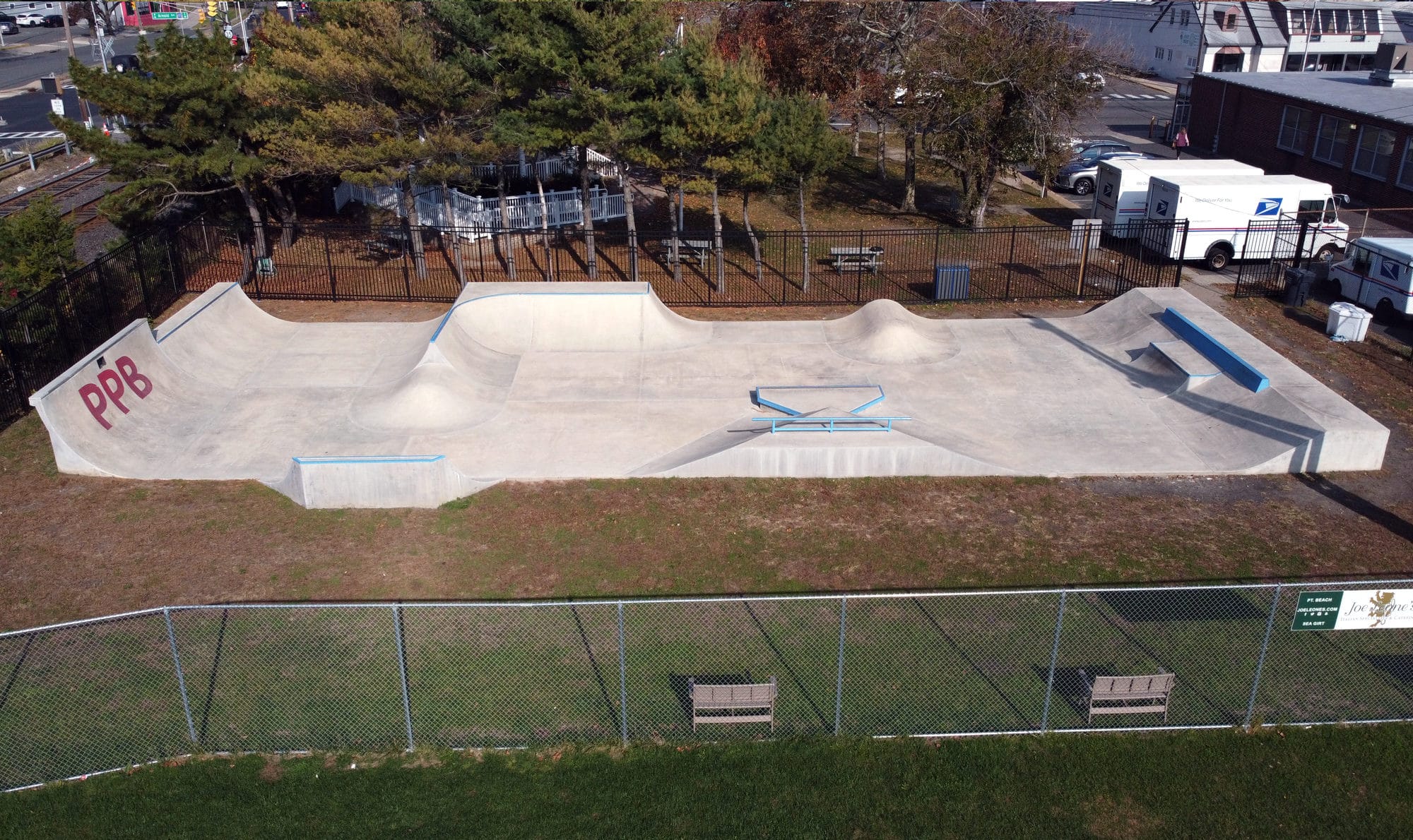 Point Pleasant Beach Skatepark in New Jersey designed and built by Spohn Ranch