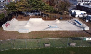 Point Pleasant Beach Skatepark in New Jersey designed and built by Spohn Ranch