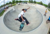 Airwalk at Spohn Ranch bowl located in Toms River Skatepark