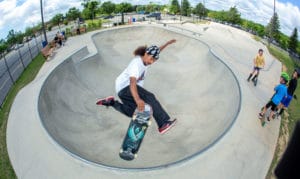 Airwalk at Spohn Ranch bowl located in Toms River Skatepark