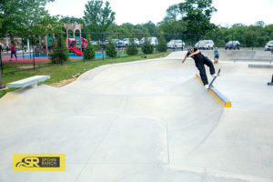 Slappy Curb at Toms River Skatepark NJ designed and built by Spohn Ranch