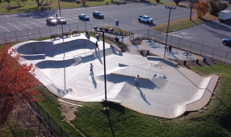 Toms River NJ Skatepark designed and built by Spohn Ranch