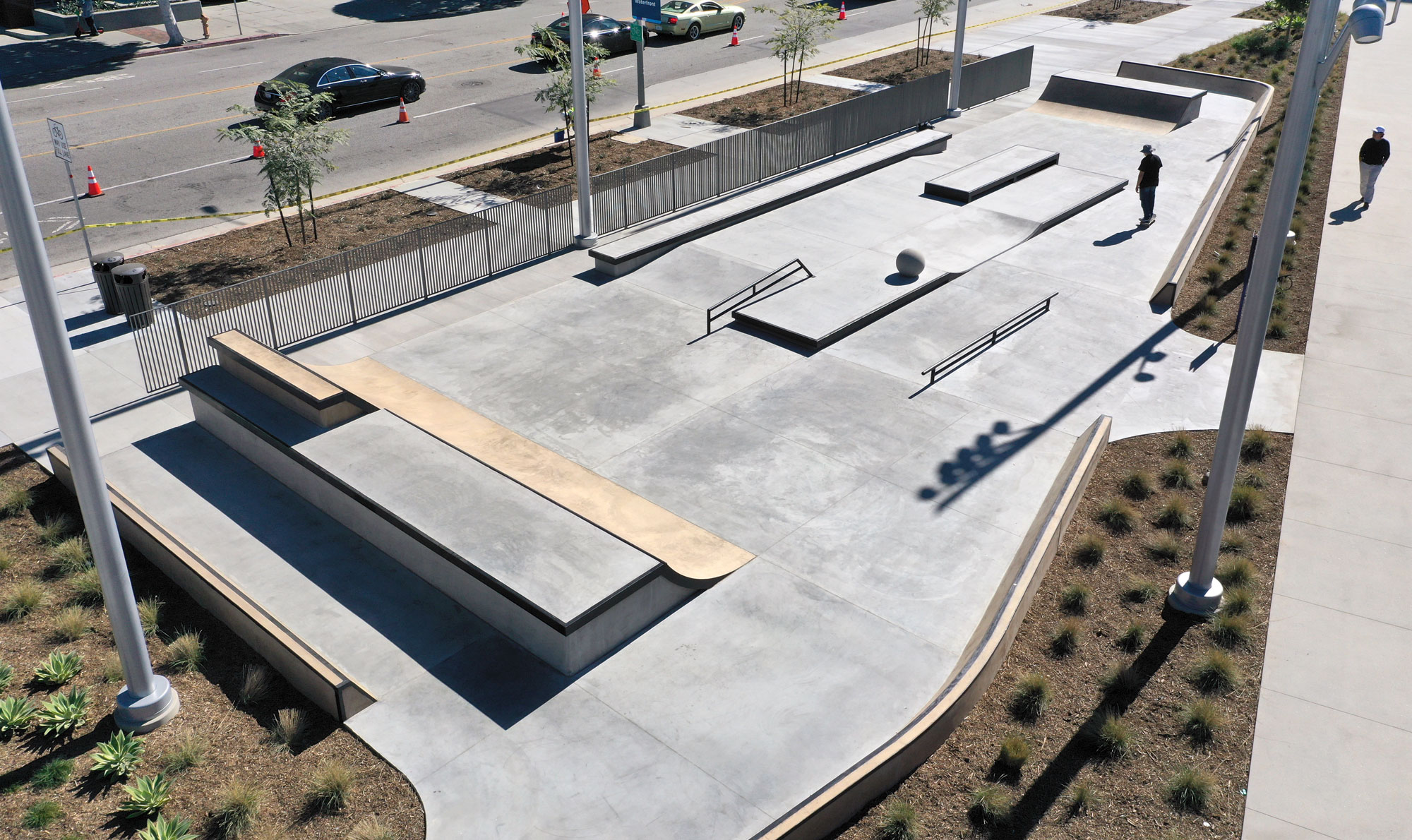 Lincoln Park Skate Spot in Downtown Long Beach
