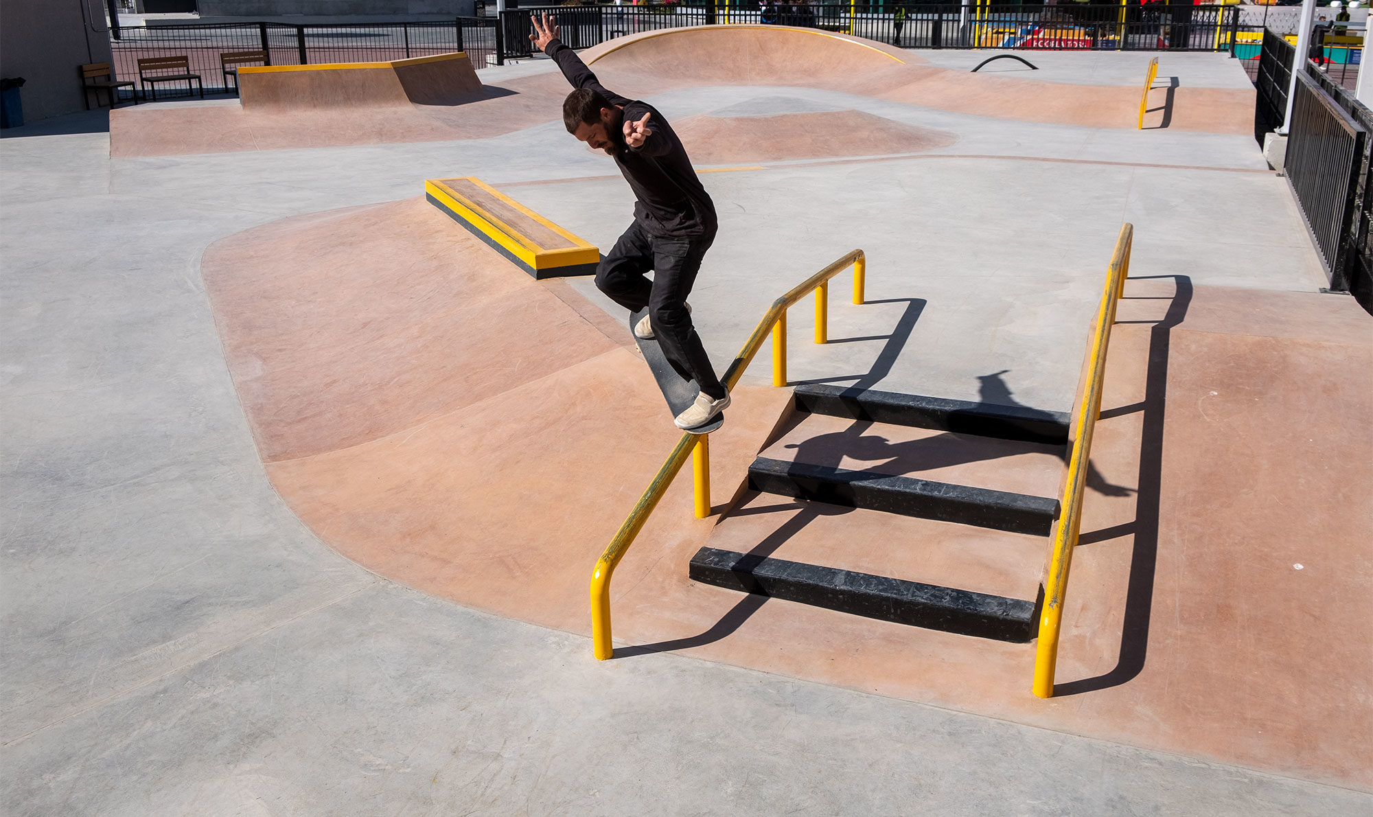 Crooks on the rail at Spohn Ranch Skateparks