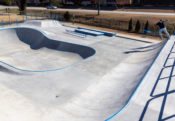 Frontside Tailslide at Georgia skatepark in Union City