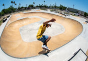 Mikey Whitehouse Nosegrind around the bowl