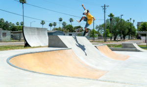 Mikey Whitehouse at Edinburg Skatepark in Texas