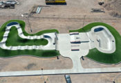 Morenci Skatepark in Arizona designed and buiilt by Spohn Ranch Skateparks