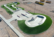 Morenci Skatepark with Pumptrack, bowl and street course