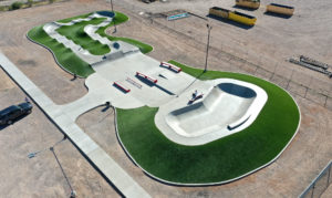 Morenci Skatepark with Pumptrack, bowl and street course