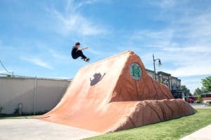 Spohn Ranch's homage to Mt Olympus at Holladay Skatepark