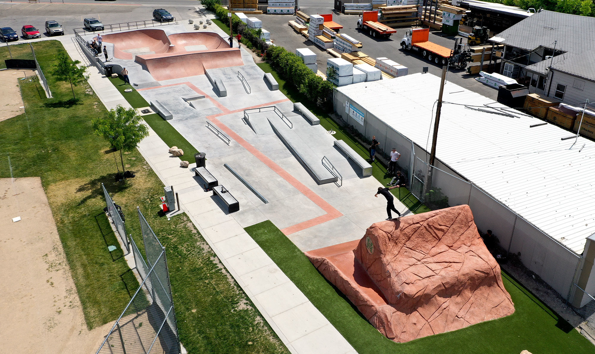 Holladay Skatepark in Utah by Spohn Ranch Skateparks