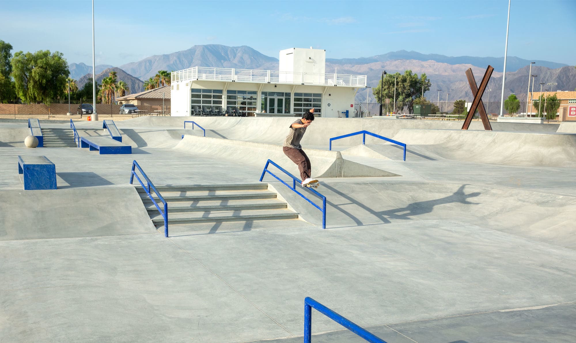 Christian handles a 5.0 at Spohn Ranch La Quinta X Park