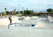 Frontside Feeble at Spohn Ranch Skateparks designed and built La Quinta X Park