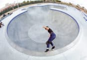 Feeble by Lizzie Armando at La Quinta X Park Combi Bowl designed and built by Spohn Ranch Skateparks