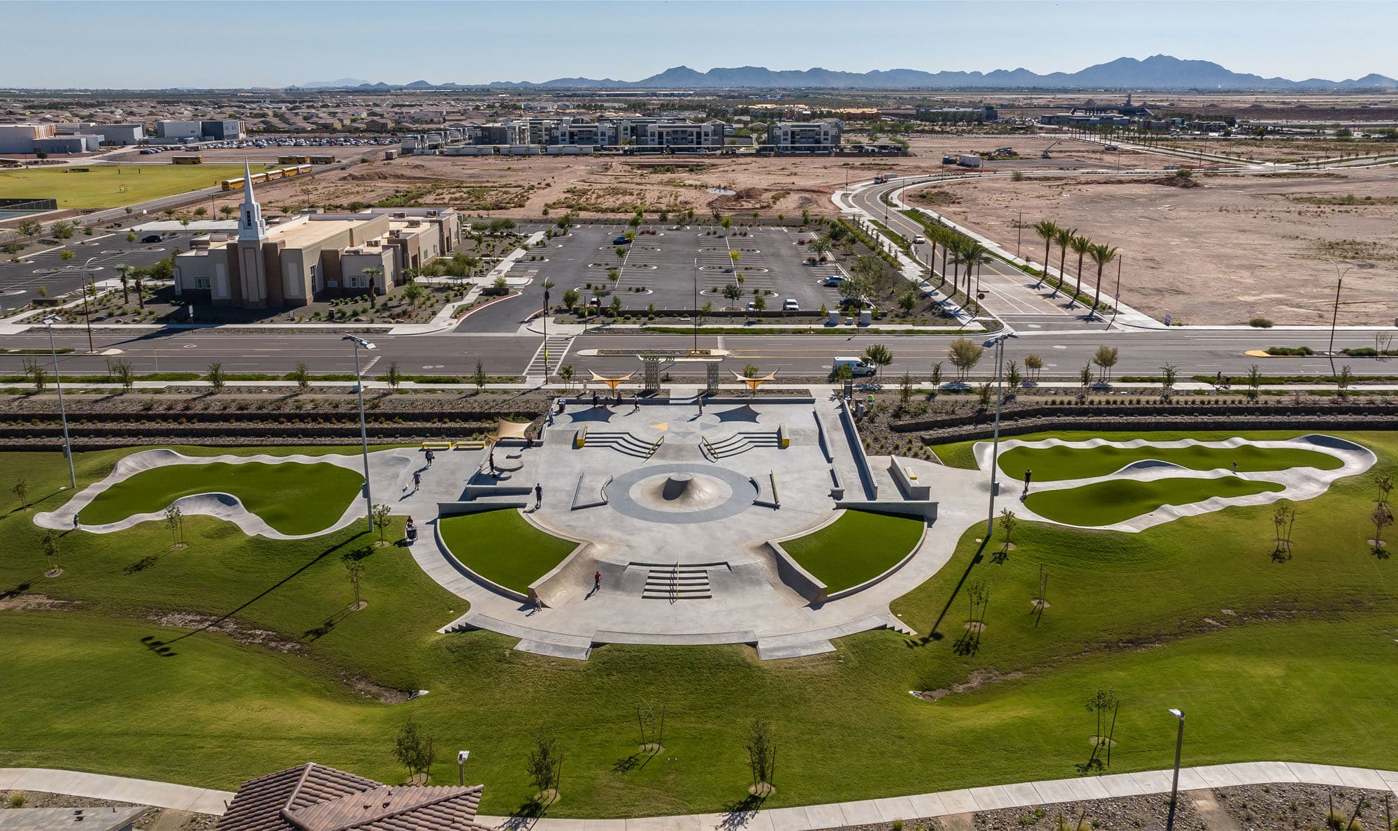 Eastmark Skatepark in Mesa, AZ - Spohn Ranch Skatepark