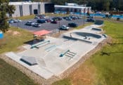 Spohn Ranch designed and built Belmont Skatepark in North Carolina