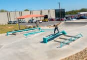 Spohn Ranch designed and built street course at Belmont Skatepark in NC