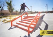 Horizon City Skatepark built by Spohn Ranch showcases a incredible stair set