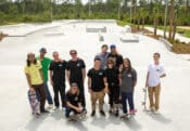 Relief Skatepark Team at the Bay County Skatepark photo shoot in Panama City, FL