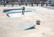 Redondo Beach Pier Skatepark Designed and built by Spohn Ranch