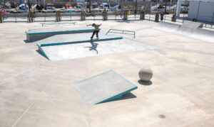 Redondo Beach Pier Skatepark Designed and built by Spohn Ranch